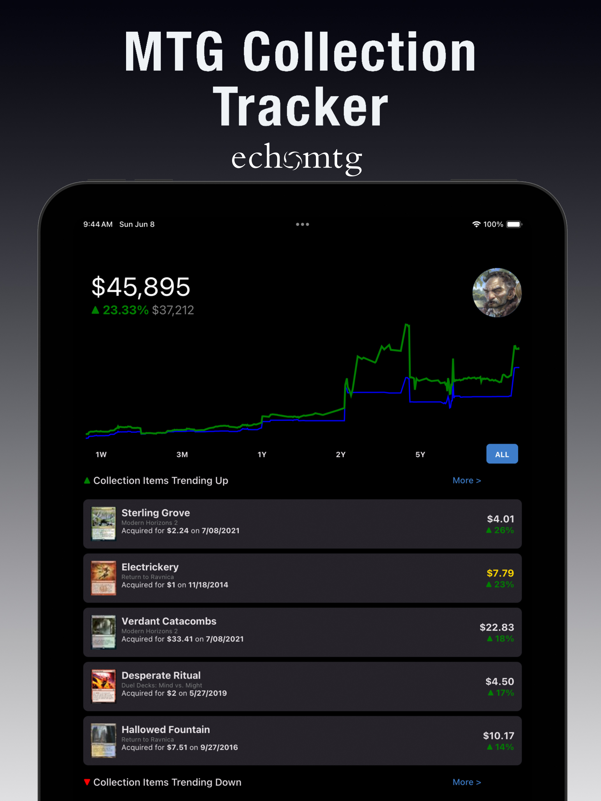 EchoMTG iPad Preview 1
